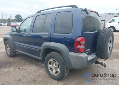 2006 Jeep Liberty Sport из США, поврежденный, VIN 1J8GL48K96W171637